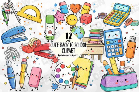 Download Cute Back to School Clipart PNG - School clipart Collection