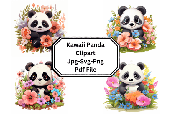 Download Kawaii Panda Clipart - Kawaii panda Collection