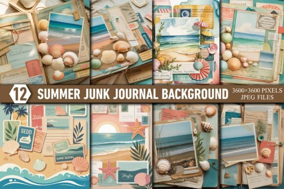 Download Summer Junk Journal Background - Premium Resources
