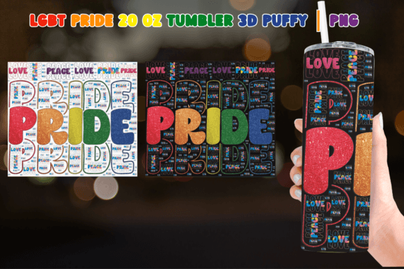 Download LGBT Love Peace Pride 20oz Tumbler PNG - Tumbler Collection