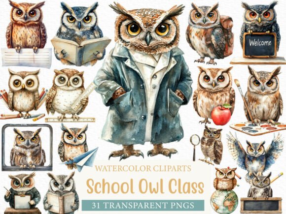 Download School Clipart School Owl Classroom - School clipart Collection