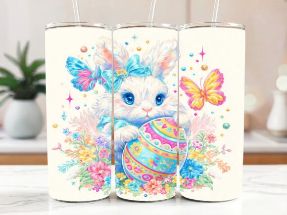 Download Cottagecore Rabbit PNG Tumbler Wrap - Tumbler Collection