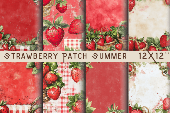 Download Strawberry Patch Summer Junk Journal - Summer junk journal Collection